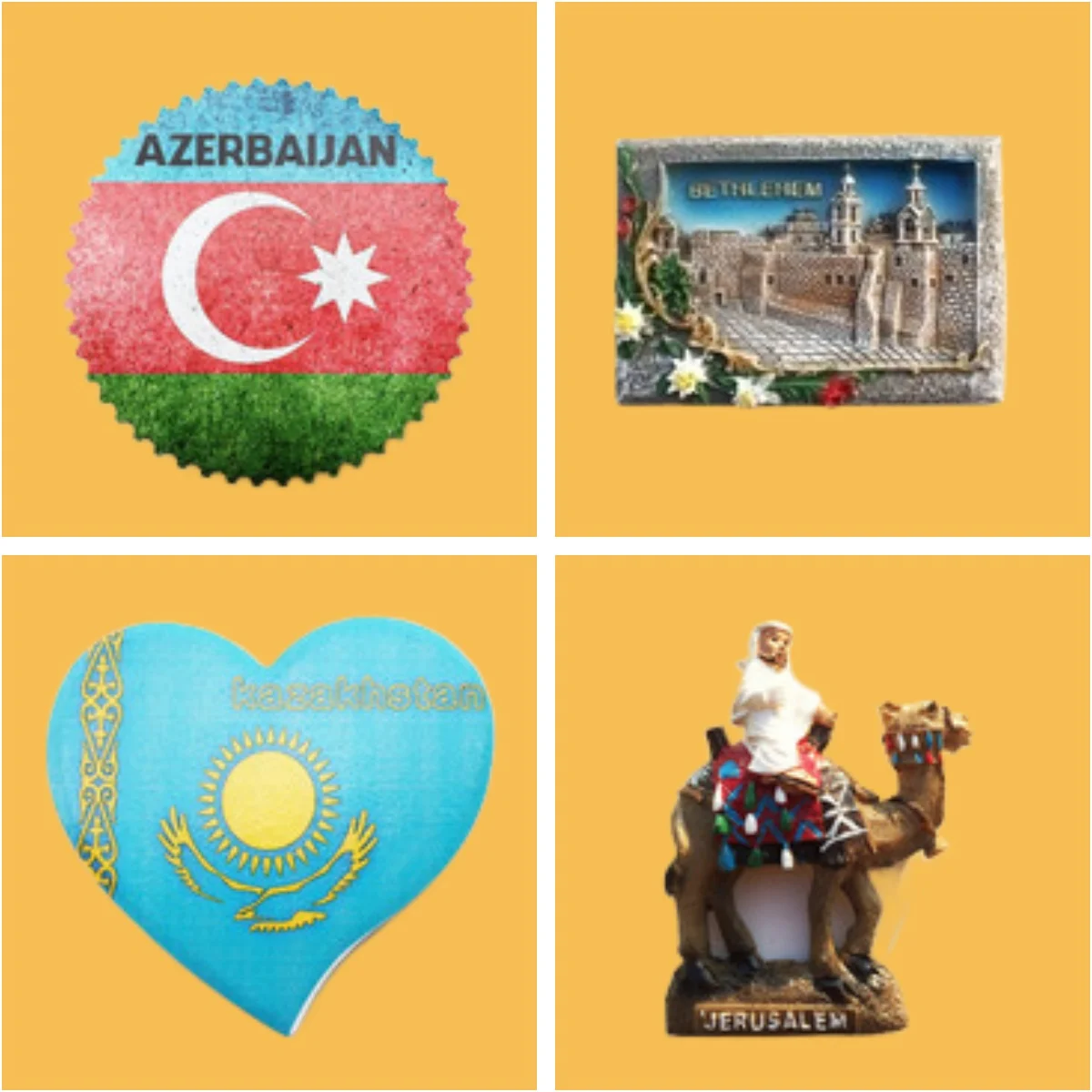 Jerusalem Crafts gifts Home decor refrigerator magnets Travel souvenirs miniatures