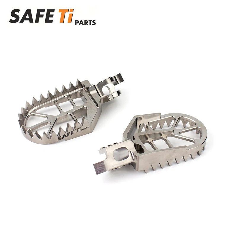 CNC Titanium Alloy Footpegs For HONDA PRO 10mm BACK+5mm DOWN CR250R/450R CRF250R CRF450R CRF450RX CRF250X/450X