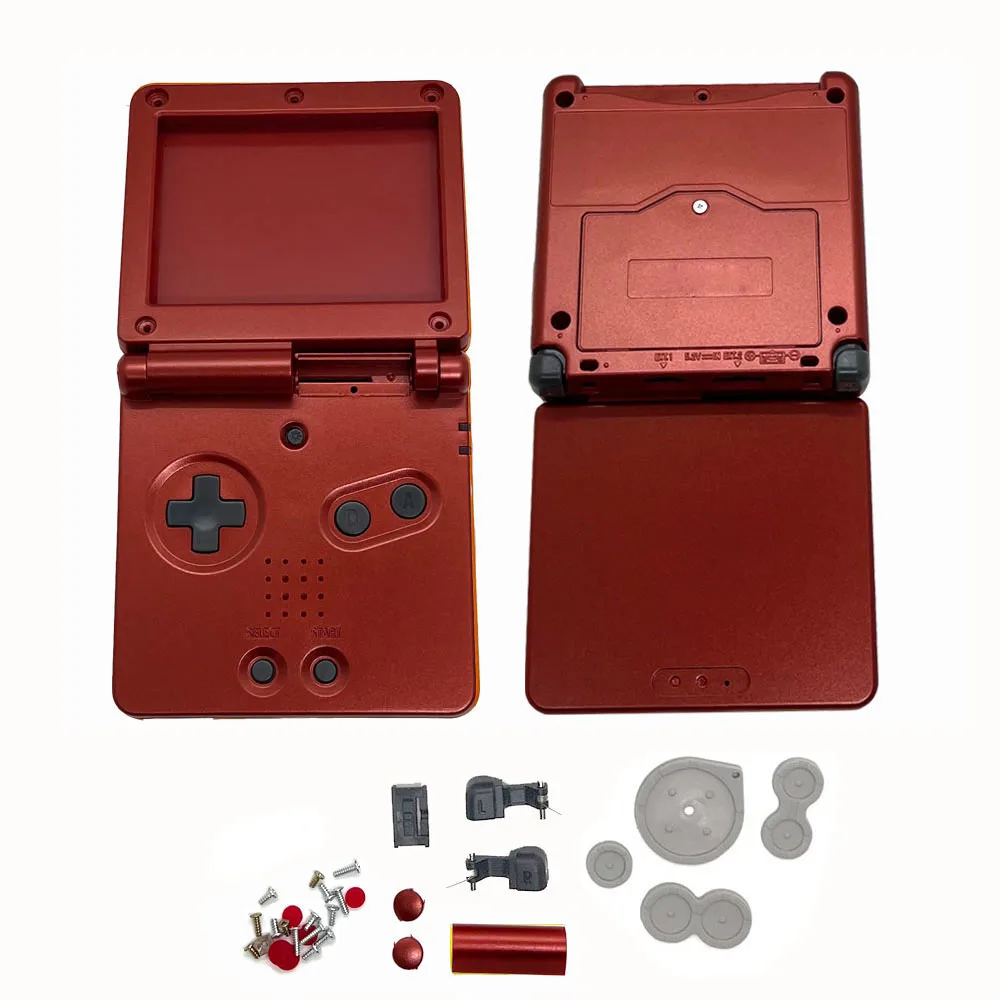 New Shell Case for GBASP Housing GBA SP Shell with Buttons Sets Replacement for Gameboy Advance SP Game Accessories