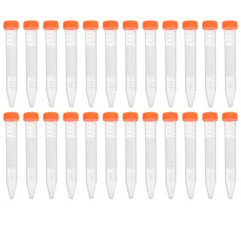25 adet tüpler konik laboratuvar raf 2ml tüpler cam santrifüj flakon Falcon testi flakon kan