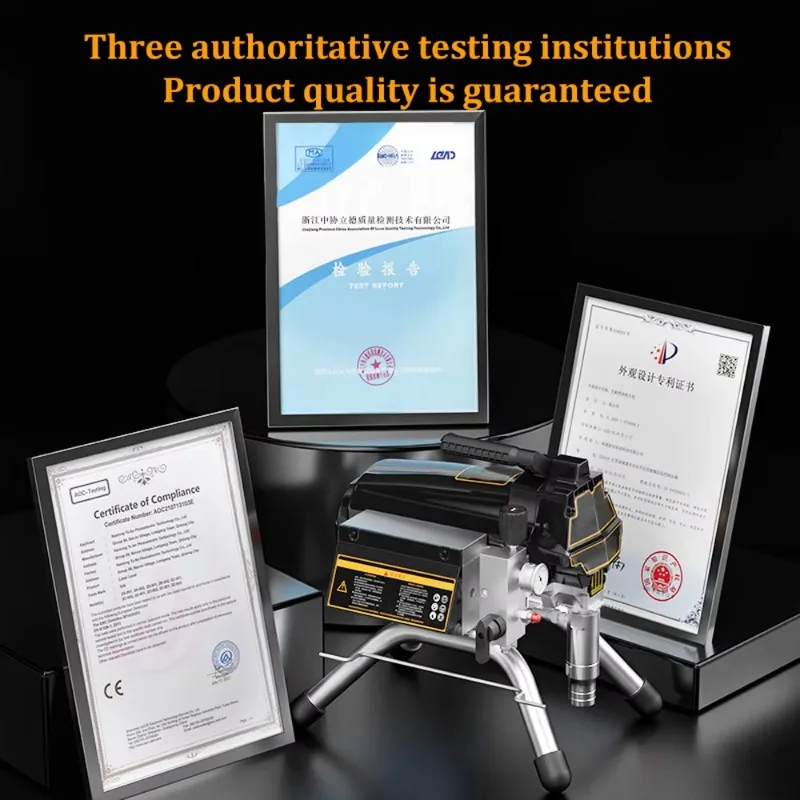 متعددة الوظائف ارتفاع ضغط 2.6 لتر/دقيقة آلة الرش البولي يوريثين المعجون مسحوق طلاء مقاوم للماء آلة طلاء الطين