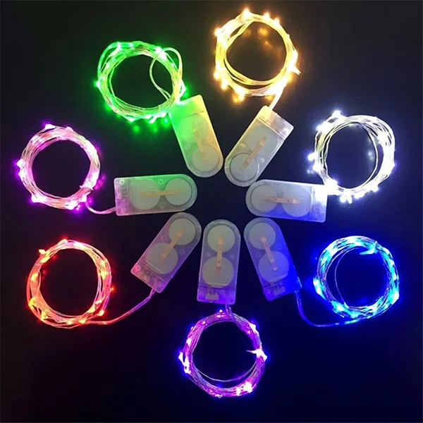 Fairy String Lights 2M 20 Copper Wire Powered Fairy Rope light for Decoration (Blue)