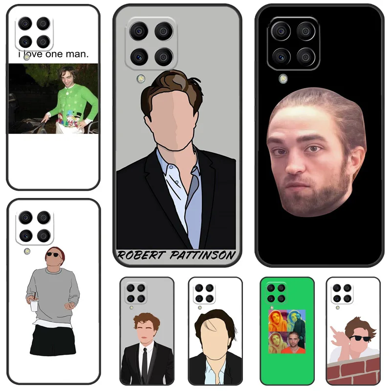 Robert Pattinson Funny Meme Case For Samsung Galaxy M34 M14 M54 M21 M51 M12 M32 M52 M13 M23 M33 M53 M20 M31s M30s Cover