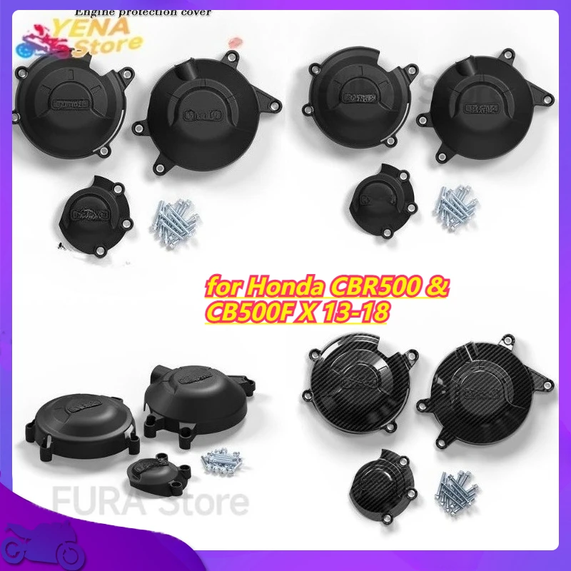 

Engine Cover Protector Side Cover for Honda CBR500 & CB500F X 13-18 Motorcycle Engine Clutch Cover Modification