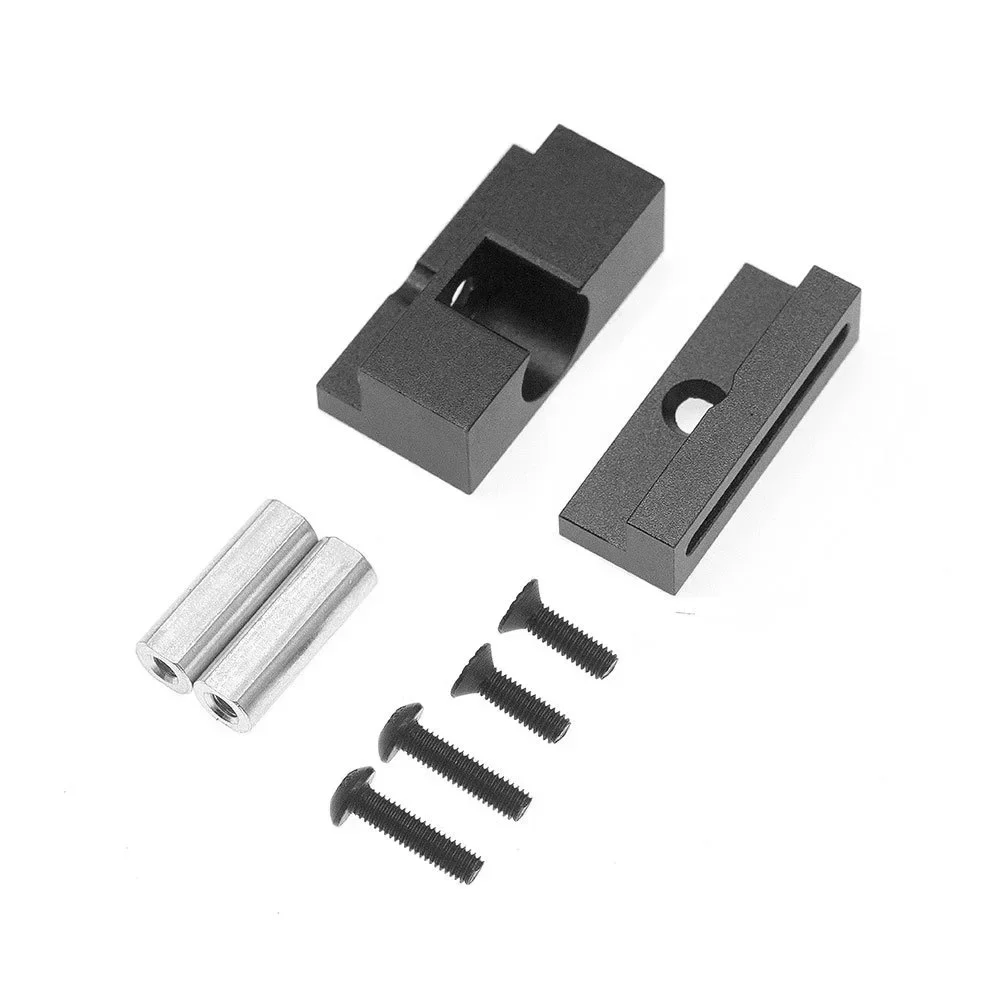 Soporte de batería alto de Metal con correa de batería para Tamiya TT02 TT02D TT02B 1/10 RC, piezas de mejora de coche, accesorios