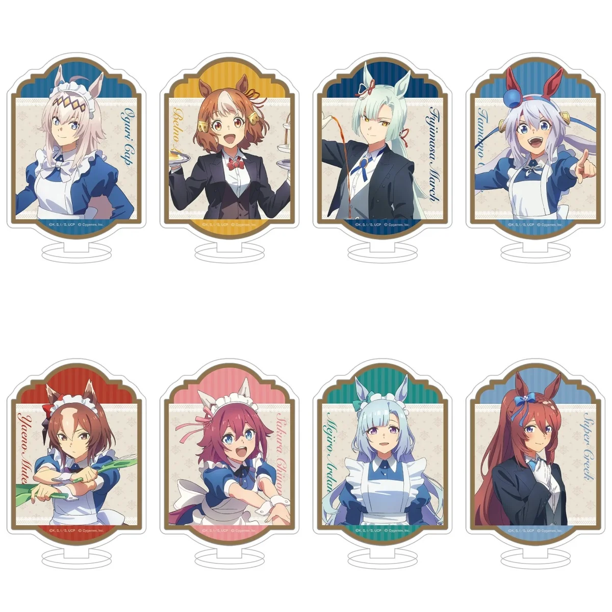 

15CM NEW Anime Pretty Derby cute Acrylic Stand Model Cosplay Charm Characters Ornament Accessories Goods Christmas Gifts