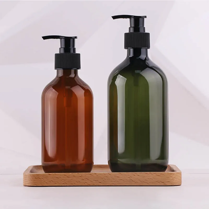 

15 шт., 300/500 мл, пустая бутылка для лосьона из ПЭТ, лосьон для тела/кондиционер для шампуня/бутылка для жидкого мыла, пластиковая бутылка с крышкой насоса