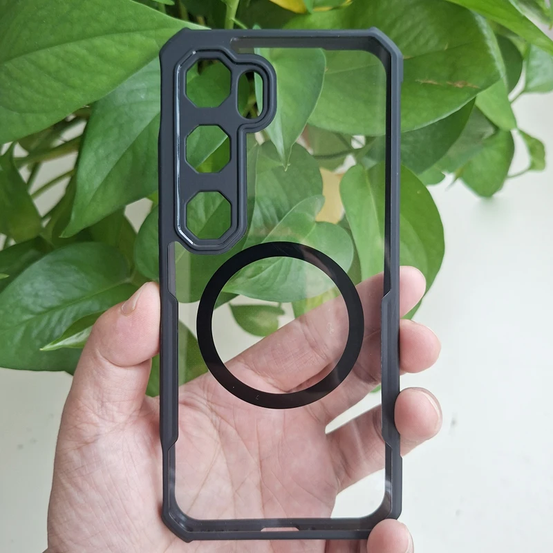 Etui XUNDD z magnetycznymi poduszkami powietrznymi, odporne na wstrząsy, przezroczyste PC+TPU z ochroną aparatu do ZTE Nubia Neo 5 GT 5G / Nubia Neo5 GT — zdjęcie produktu 2