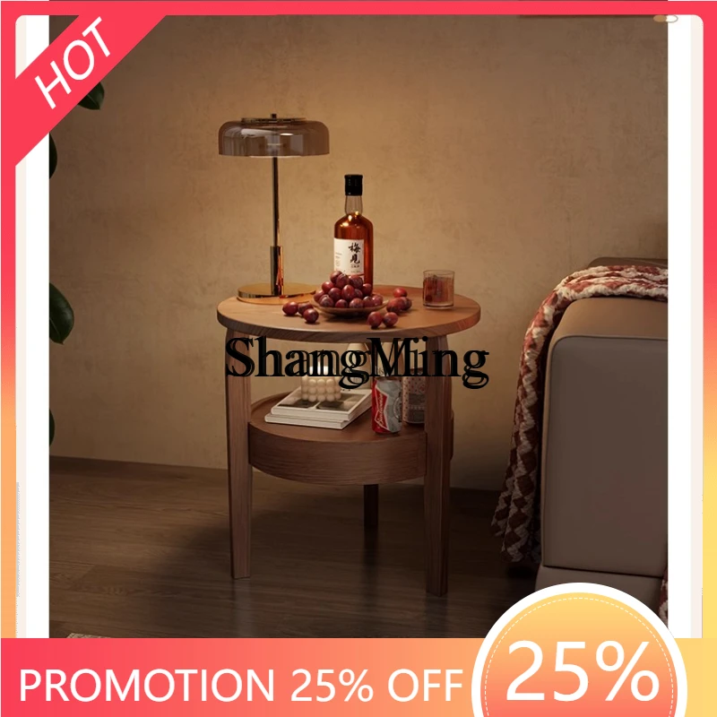 

ZYY fashion exquisite solid wood small round table small apartment living room home low table