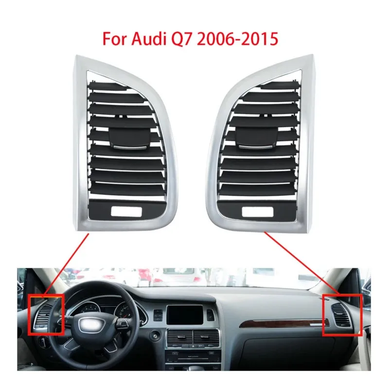 

Suitable for Audi Q7LHD RHD front dashboard left and right air conditioning air conditioning vent grille panel cover 2006-2015