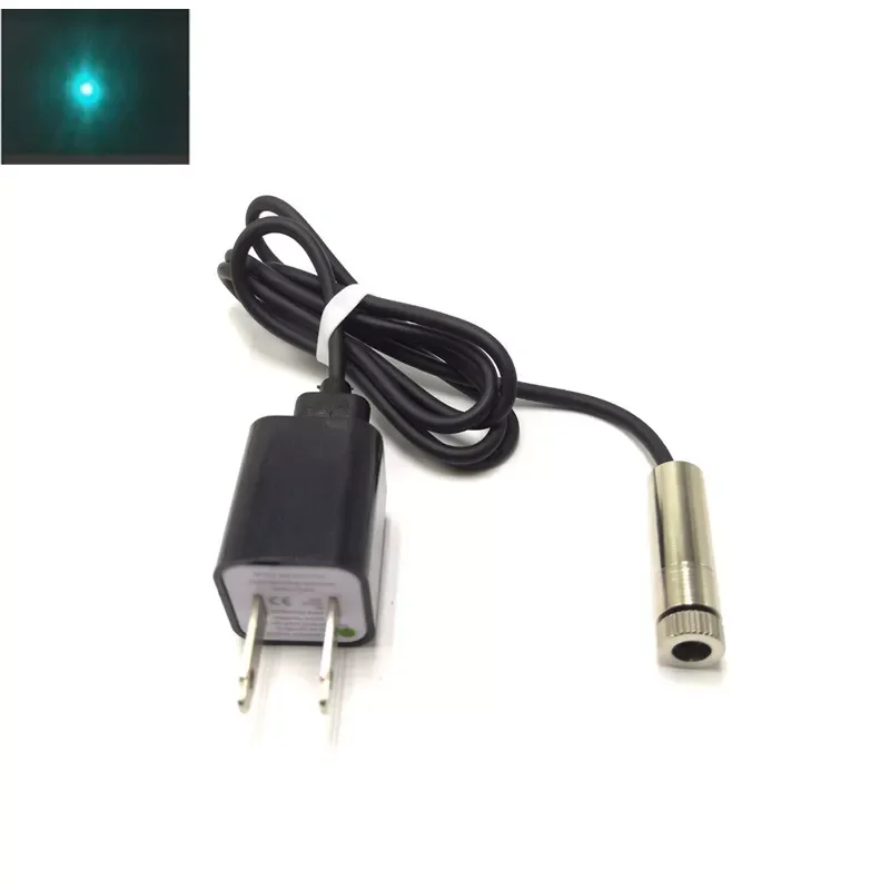 modulo azul e verde do laser da luz do ponto com tomada cc 32v 488nm 30mw 1235 mm 01