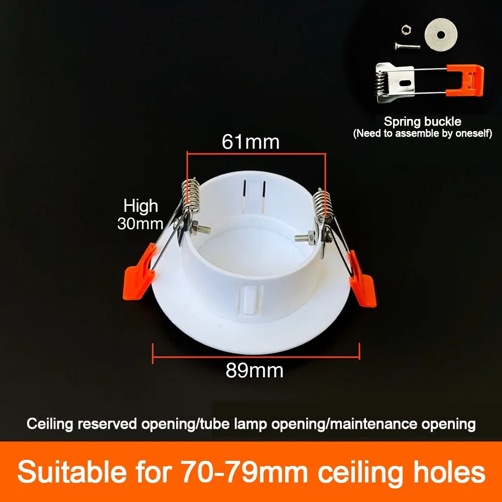 Durable Plastic Wall Hole Cover Snap-on Various Size Reserved Drill Hole Cap Round Air Vent Ducting Decor