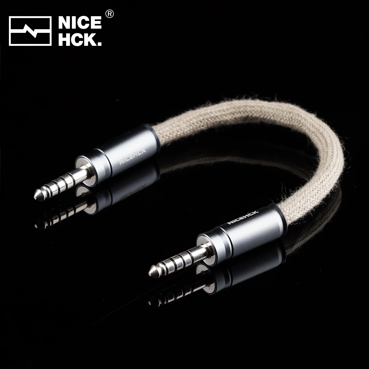 

NICEHCK EpicMini HiFi IC Wire 6N Pure Silver Соединительный кабель от 4,4 мм до 4,4 мм для наушников MP3-плеер декодирования AMP