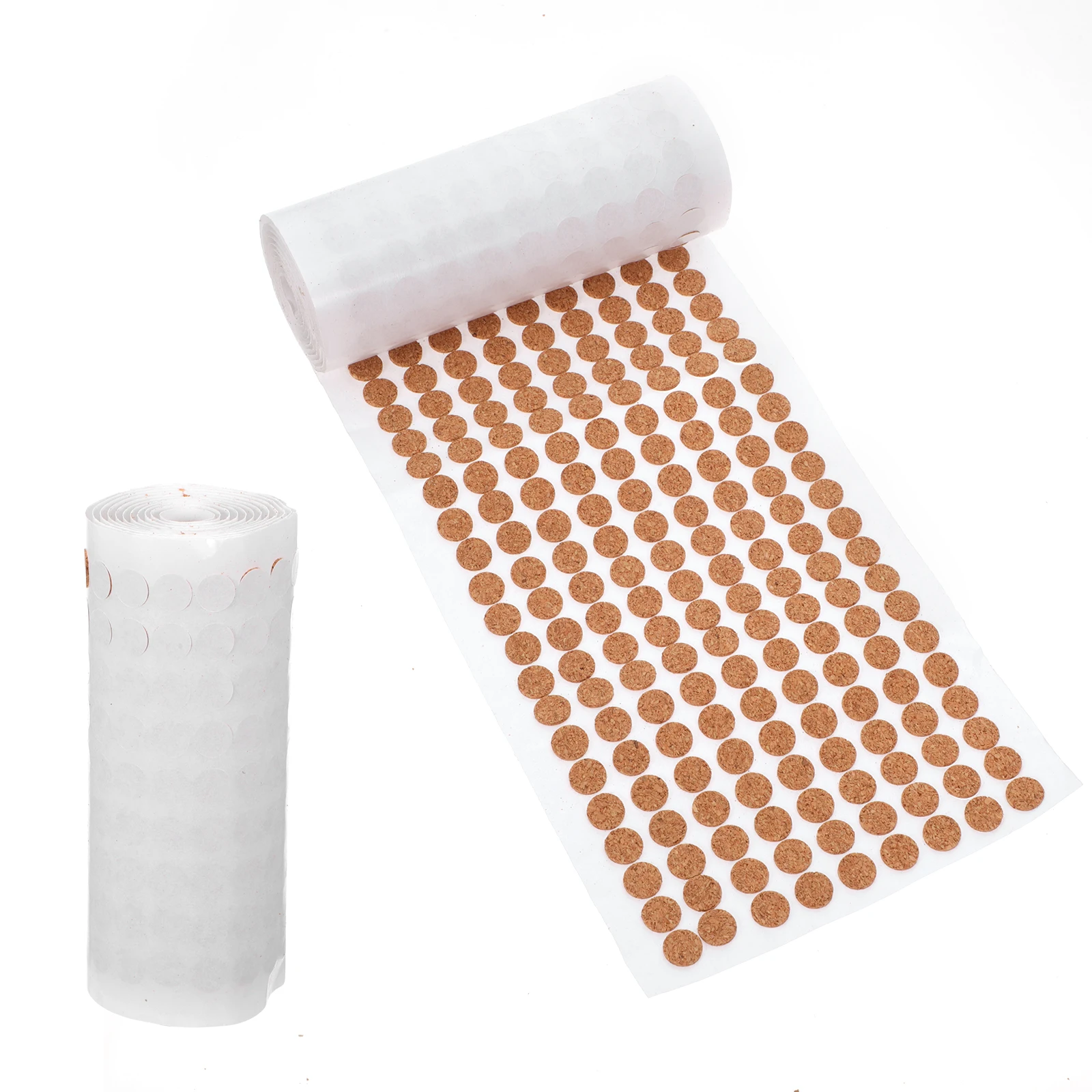 

2000Pcs Cork Adhesive Pads Bumper Cabinet Door Protectors Furniture Noise Reduction Cushion Circles Door Bumper