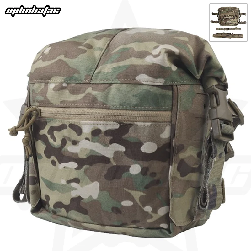 OphidianTac Molle Expansion Pack Large Capacity Storage Bag Pouch Chest mount for VE-86 storage expansion bag with open pocket