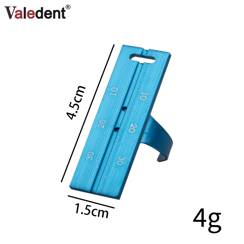 5pcs Dental Ruler Aluminium Alloy instrument Colorful Dentistry Ring Ruler Root Canal Measuring Tool for Endodontic Dentist tool