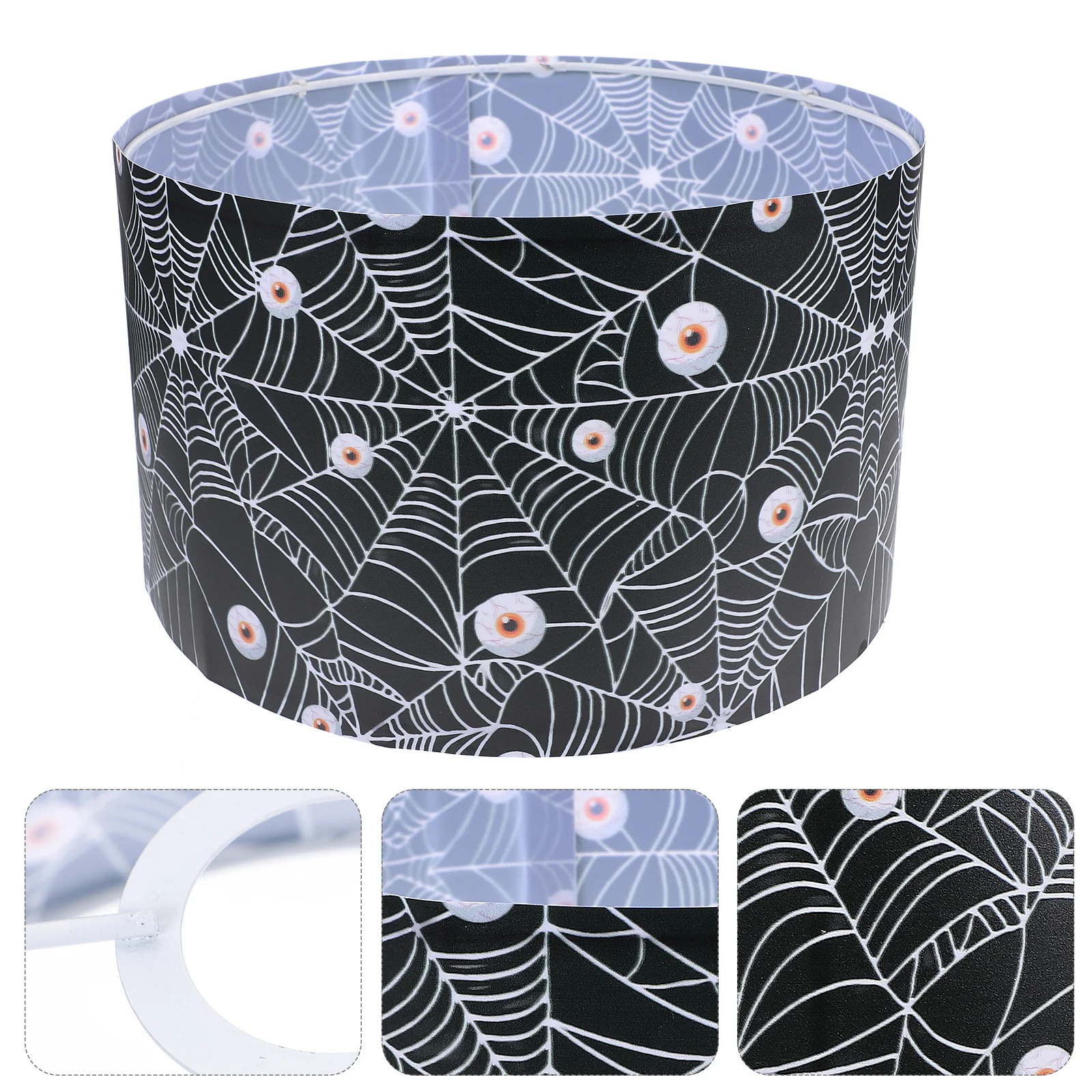 

Абажур для настольной лампы на Хэллоуин, тканевый принт с узором, классический абажур, домашние украшения для Хэллоуина для вечеринки, спальни, крышка лампы