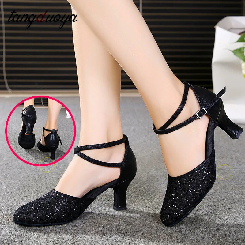 Ballroom Salsa Tango Latin Dance Shoes Girls Women\'s Ballroom Salsa Latin Dance Shoes Heels 7cm Dancing Shoes For Women Latino