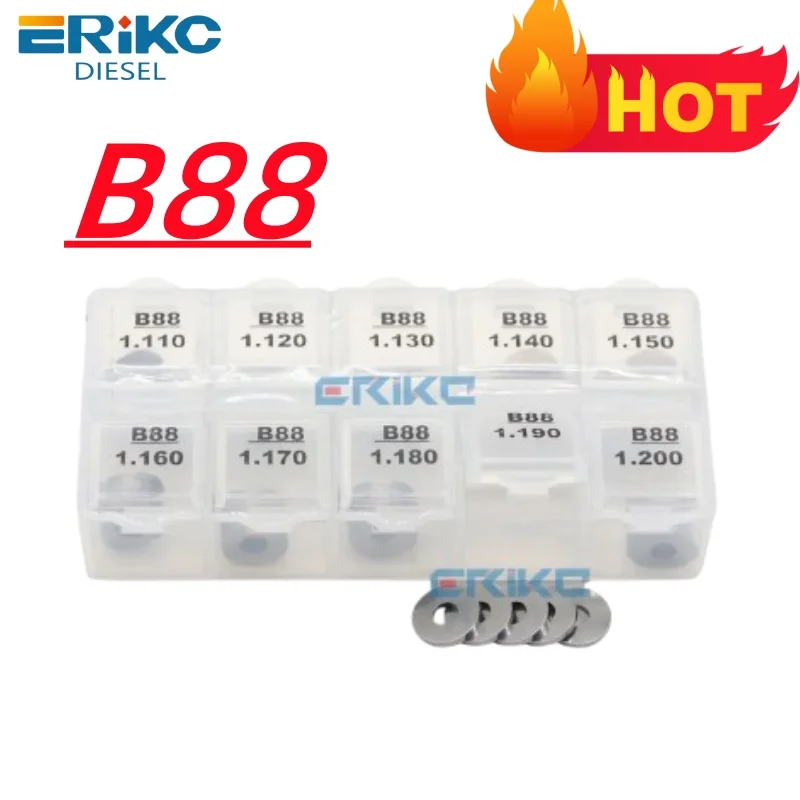 

23670-0E010 23670-0E020 Diesel Gasket Injector Shims B88 G4 Valve Plate 295040-9440 1.11-1.20mm for DENSO Piezo 1GD 2GD Washer