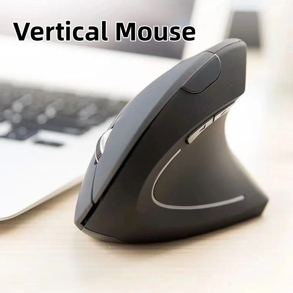 

2.4G Vertical Mouse Silent Mute Buttons Vertical Wired Mouse Portable Luminous Computer Mice For Tablet Laptops PC