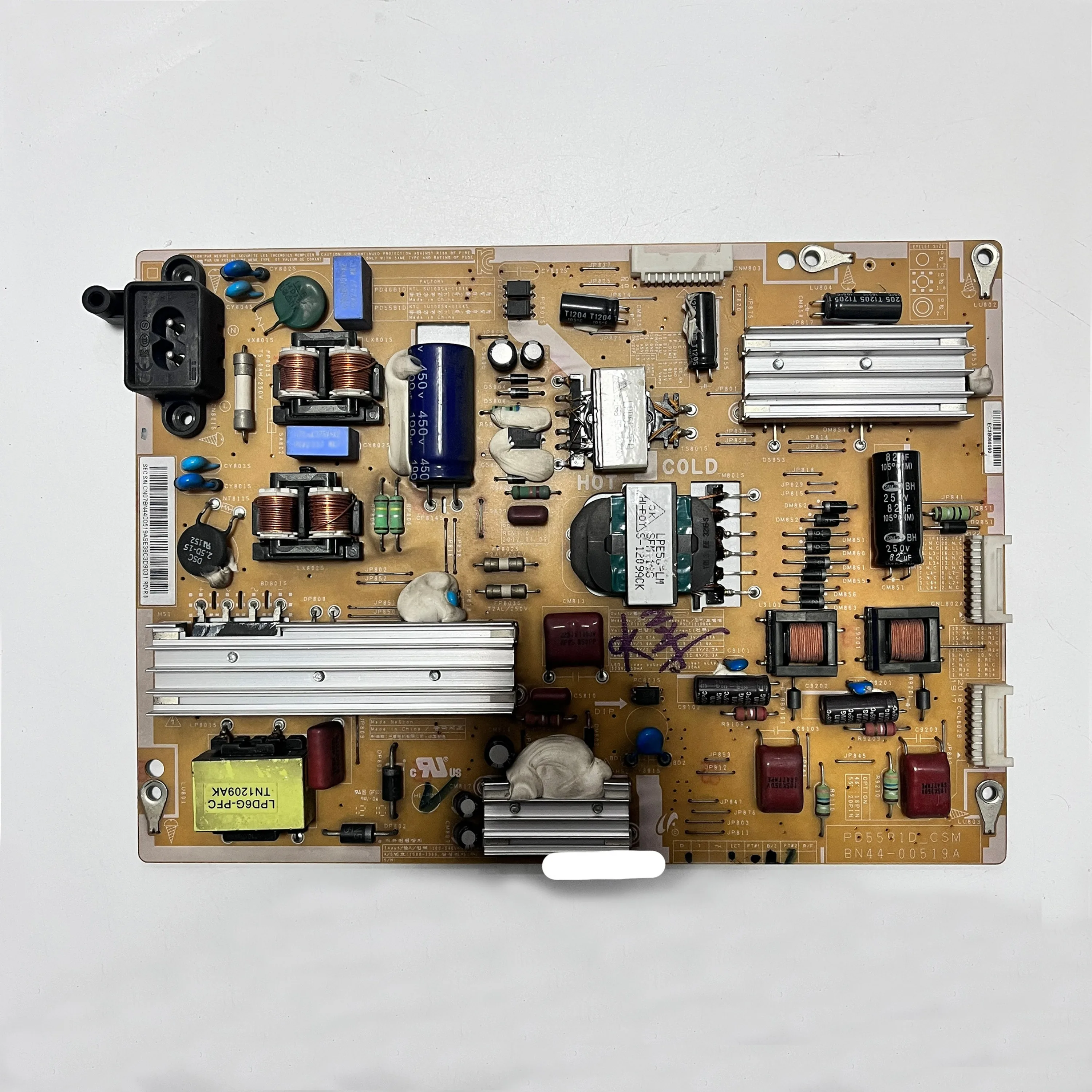 

Genuine Original TV Power Supply Board PD55B1D_ CSM BN44-00519A = BN44-00519B = BN44-00519E For LCD TV UA55ES6100J UA46ES6100J