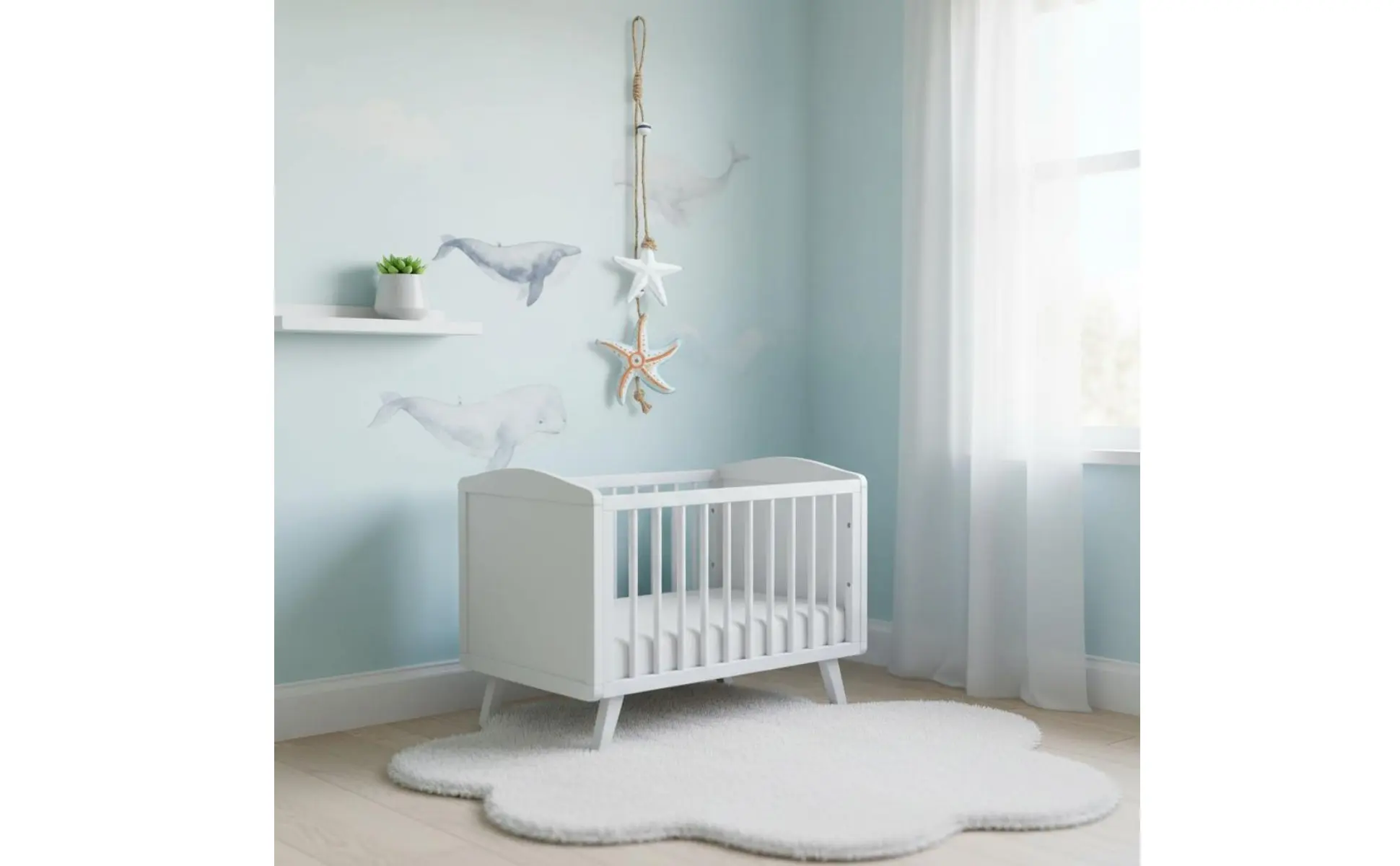 Sea Theme Wall Decoration Coastal Attraction Wooden Marine Creatures Decoration Nursery Decor Handmade for Bathroom