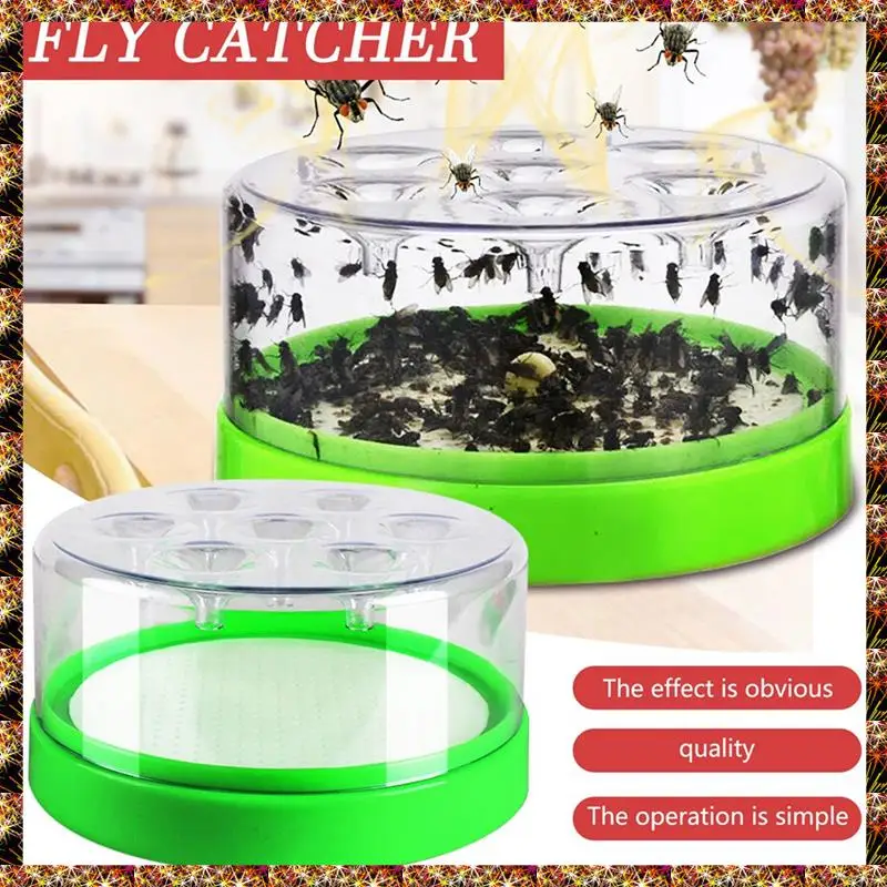 BTCL Automatic Fly Trap Flies Home Garden Restaurant Flycatcher Catch Canteen Fly Machine Indoor Fly Repellent
