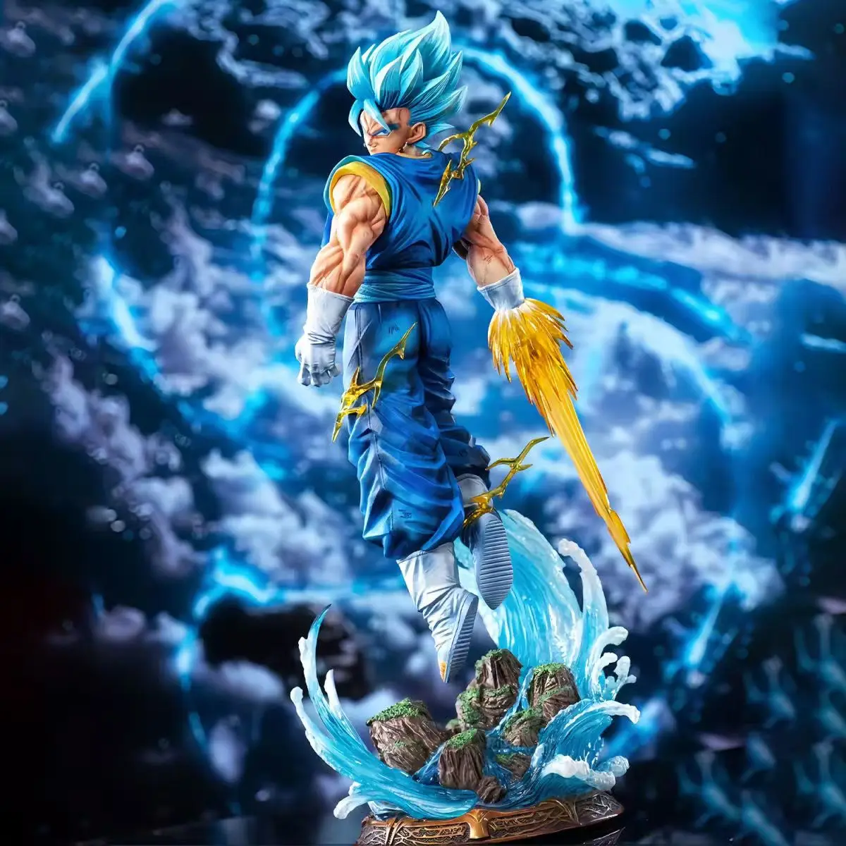 

New 36cm Anime Dragon Ball Super Saiyan Vegito GK Statue Doll Peripheral Model Collection Toy Decoration Birthday Gift
