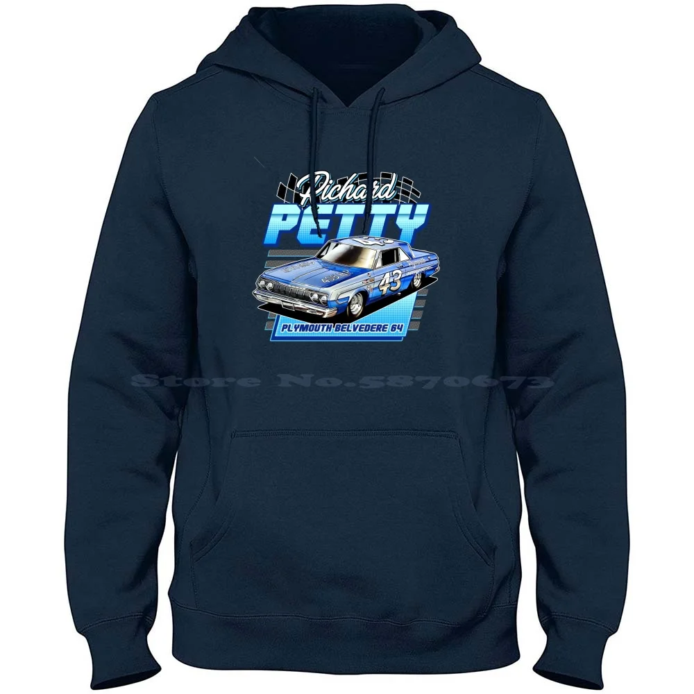 Richard Petty Belvedere Legend 60S Retro Style 100% Cotton Hoodie T Shirt Dale Earnhardt Chase Elliott Gplegend Jimmie Johnson