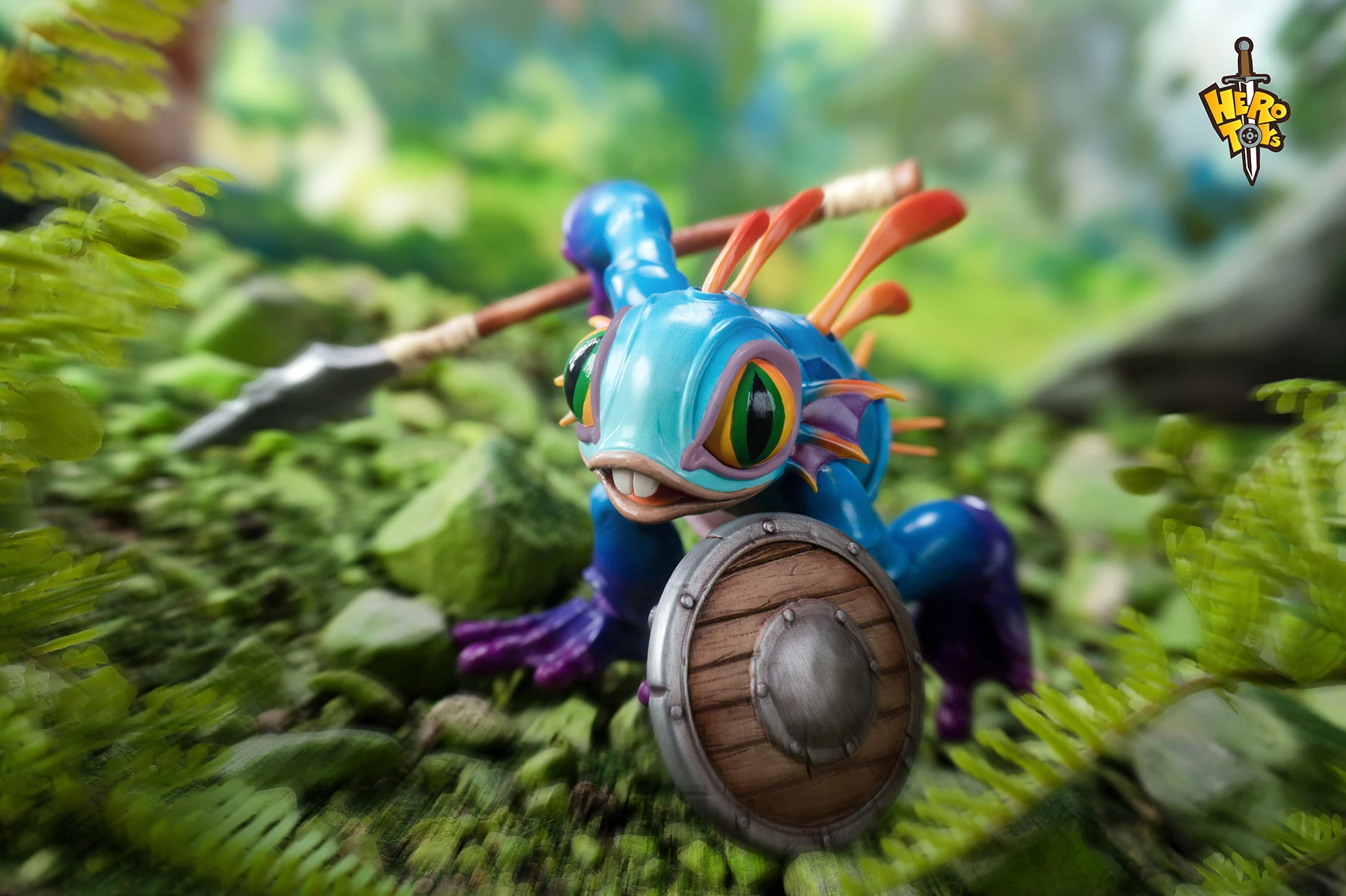 In Stock soon Hero Toys Murloc Figure Little Fish Hero Adjustable Eyeball 15CM 6-INCH Action Figures Toy Gift Collection