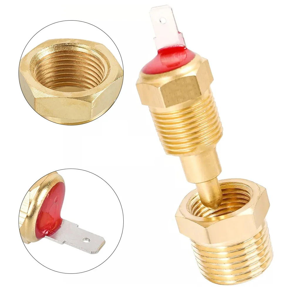 ADAPTER CZUJNIKA TEMPERATURY CHŁODNICY WENTYLATOR CHŁODZĄCY PRZEŁĄCZNIK TERMOSTATU 3/8" 1/2" CALI NPT do bloku silnika, chłodnicy, narzędzi do kolektora