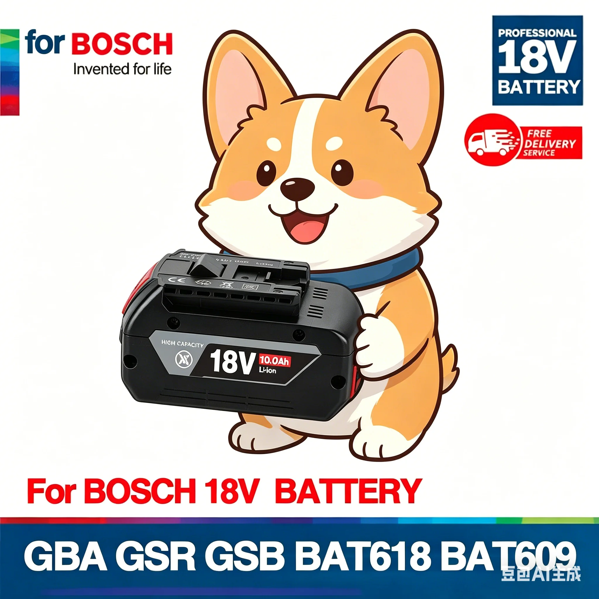 

New Upgrade 18V 12.0Ah BatteryOriginal for Bosch 18V Professional GBA GBH GSR GSB BAT618 BAT609Replacement Battery