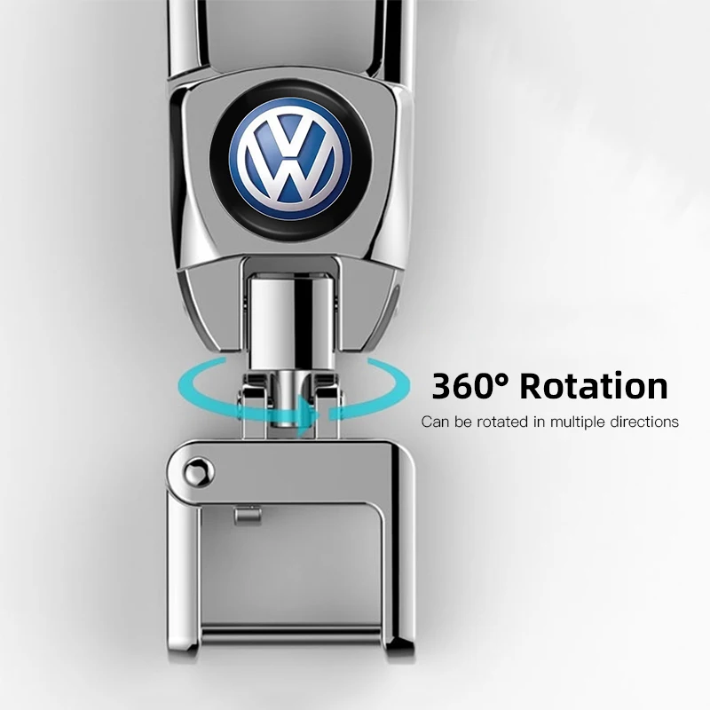 Car Ashtray Zinc Alloy Car Key Chain Enamel Carabiner Key Ring For Volkswagen Tiguan Passat Golf Polo Touareg Magotan ID.3 Toura view 4