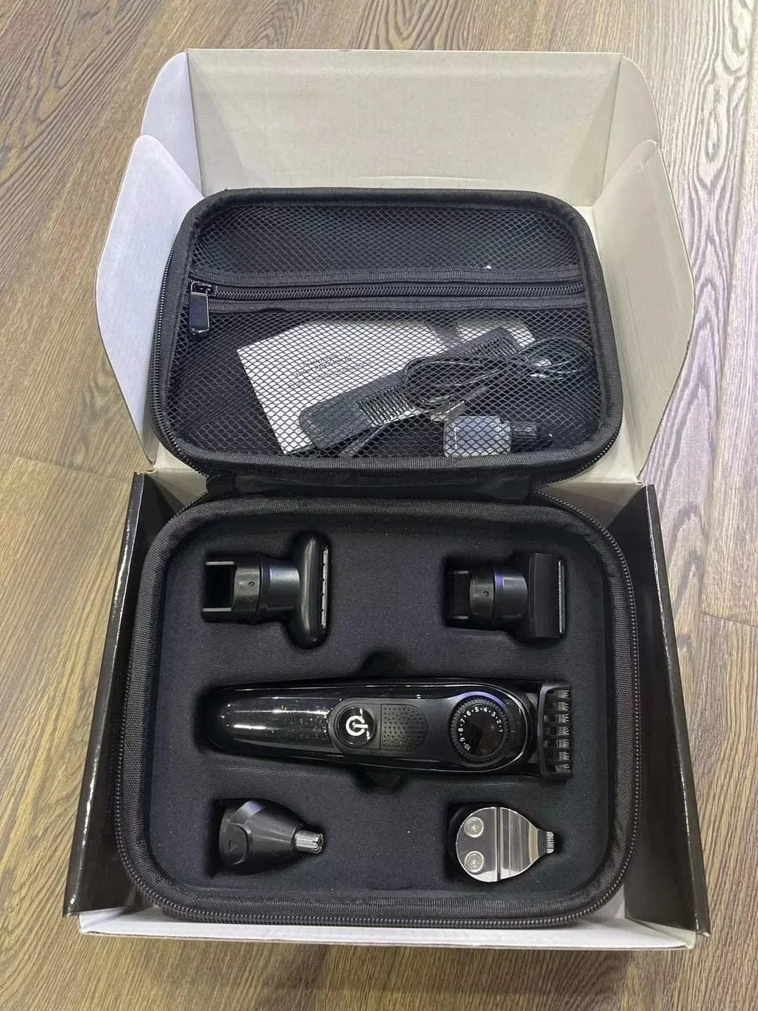 Youpin プロフェッショナル 5-in-1 多機能バリカンキット理髪鼻トリマー鼻トリマーひげシェーバー彫刻ツール