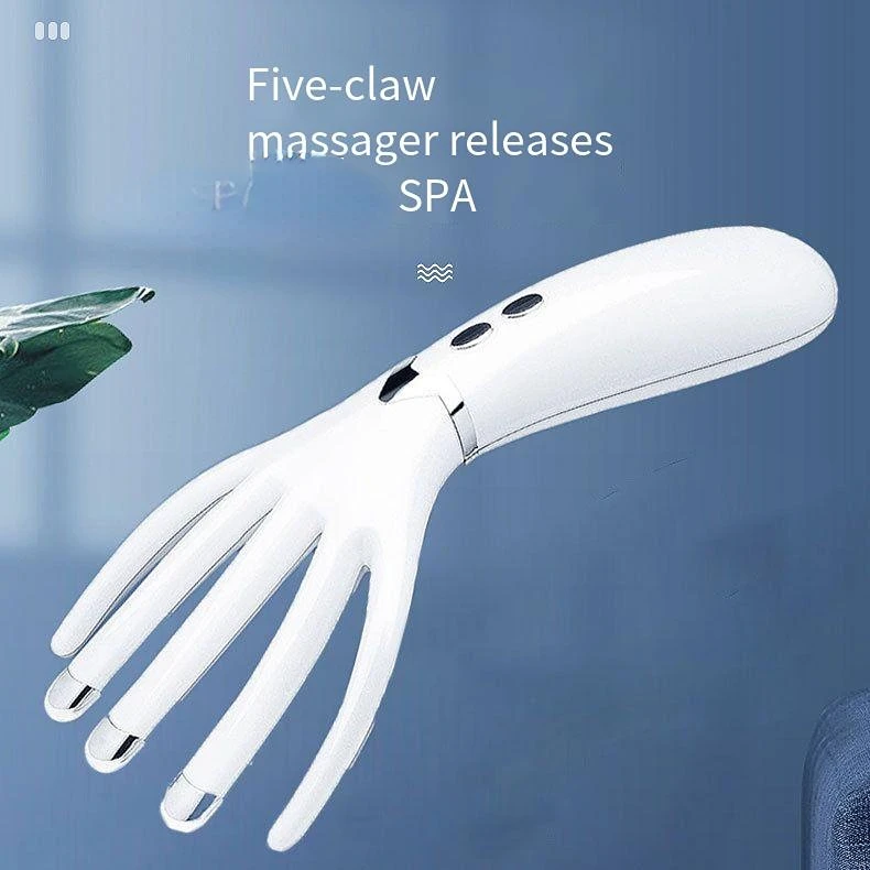 

Youpin Rechargeable New Mini Massager Multifunctional Heating Massager Head Electric Portable Massage Comb Vibration.