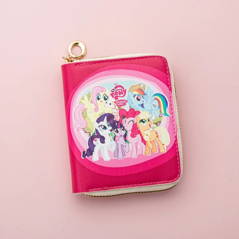 My Little Ponys Creatieve Portemonnee Kawaii Twilight Sparkle Rainbow Dash Applejack Sleutelhanger Zero Money Bag Kinderen Geschenken