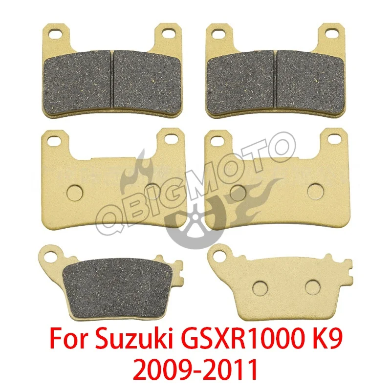 GSXR1000 2011 Motorcycle Front Rear Brake Pad For Suzuki GSX-R1000 G-SXR1000 GSX-R G-SXR GSXR 1000 K9 2010 2009