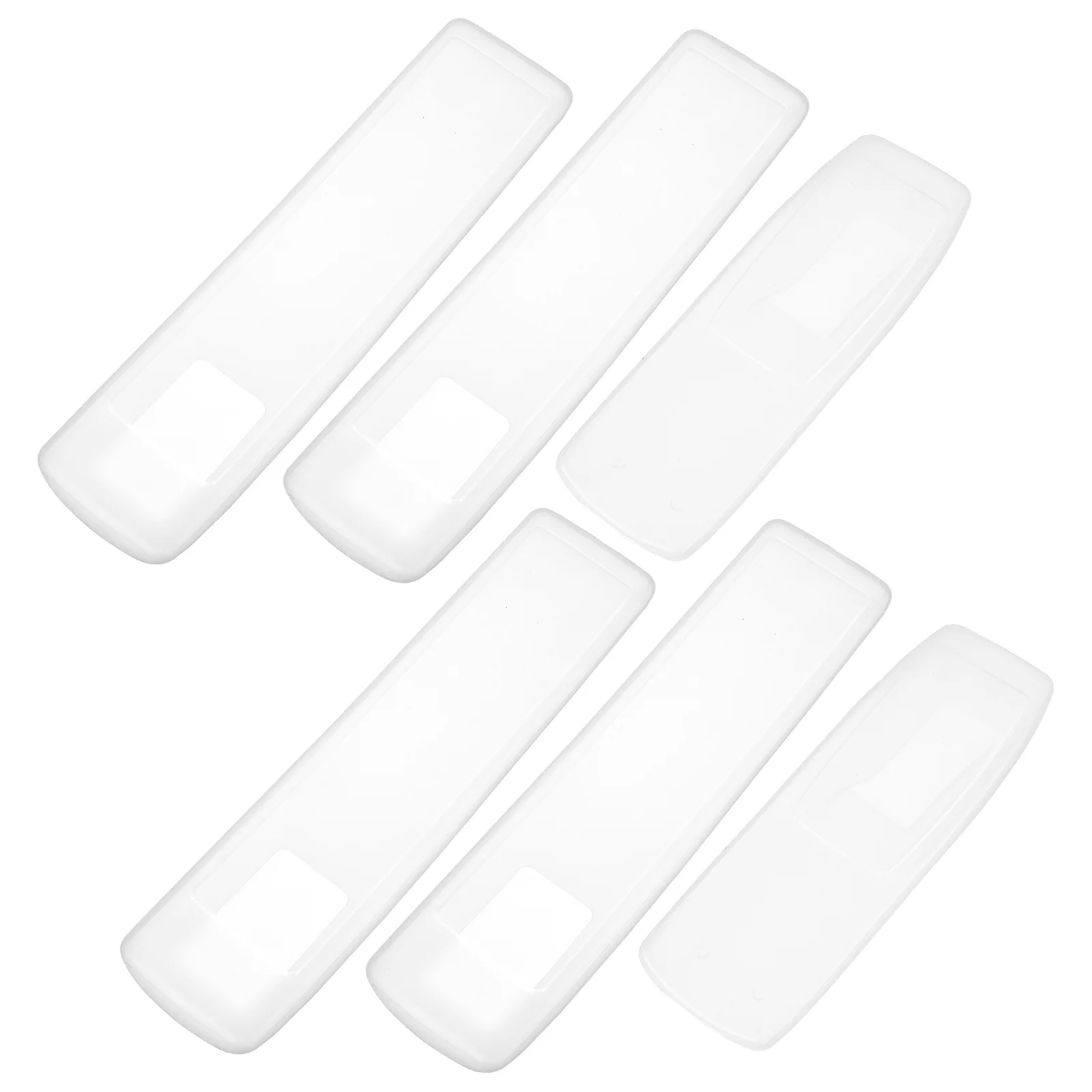 

6Pcs Universal Silicone Remote Clear Protective Cover Air Conditioner Remote Controller Sleeve Case for Remotes