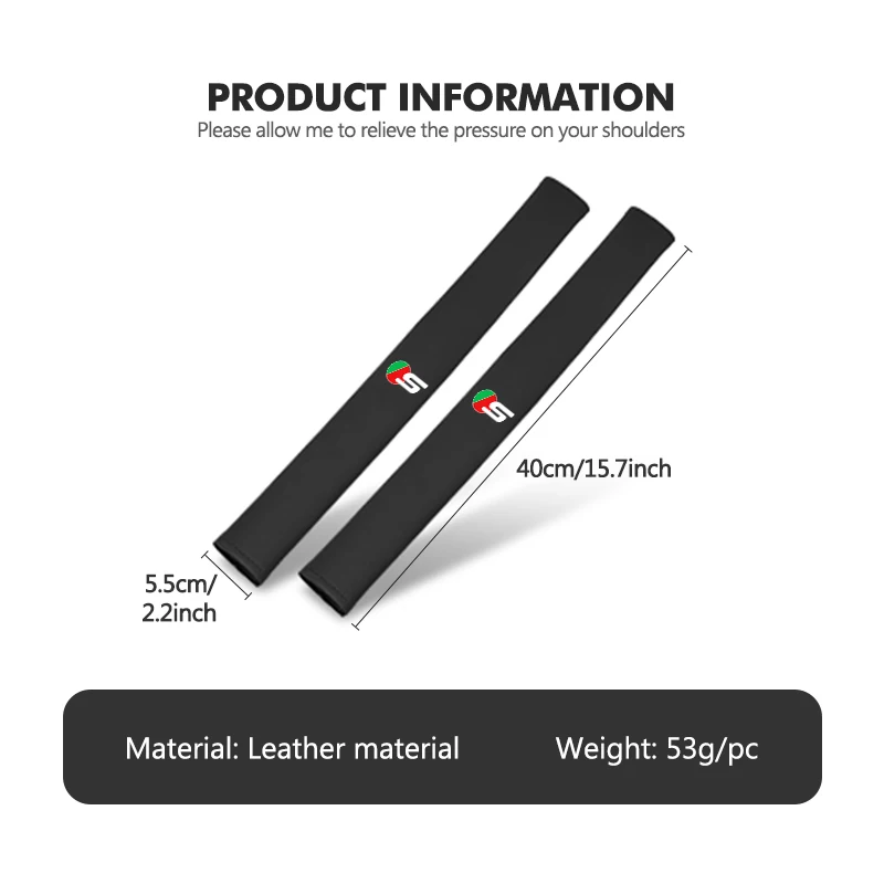 ل جاكوار سيارة حزام الأمان غطاء تنفس هولي حزام بطانة حماية S-نوع F-نوع X-نوع F-Pace I-Pace E-Pace XFR XKR #6