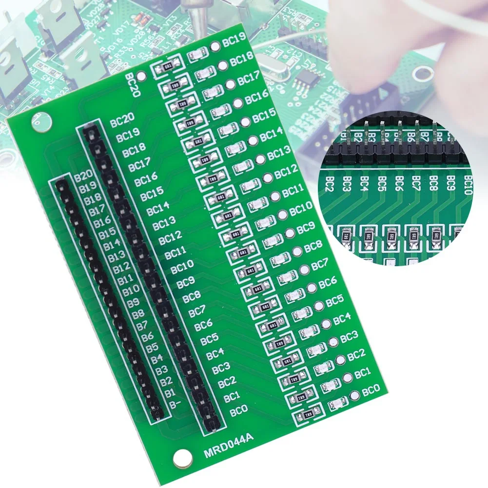 Отлично! Для BMS 20S защитный модуль зарядного устройства для литиевой батареи, светодиодный индикатор обнаружения, плата защиты зарядного устройства 48 В