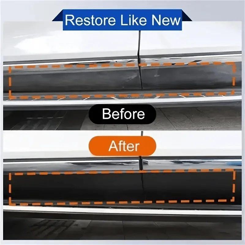 NEW Car Bumper Repair Paste - restores artificial leather with plastic,Brings Back Gloss, car polishing with refurb coating