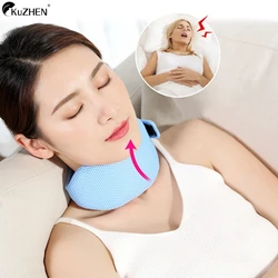 Anti Snore Chin Strap For Men Women Adjustable Stop Snoring Sleep Neck Brace Anti Apnea Jaw Solution Sleep Support Sleeping Care