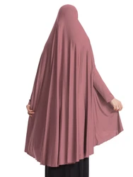 Formal Muslim Prayer Garment One Piece  Long Khimar Women Islamic Dubai Turkey Namaz Burka Jurken Ramadan Eid Long Hijab jilbab