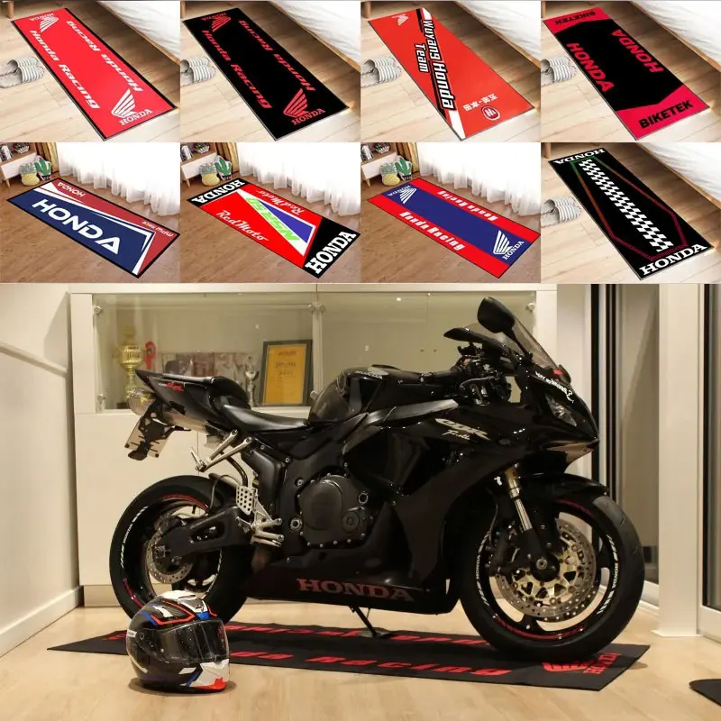Honda moto Garage affichage tapis tapis de sol Garage course véhicule électrique tapis entrée anti-dérapant paillasson décoration de la maison