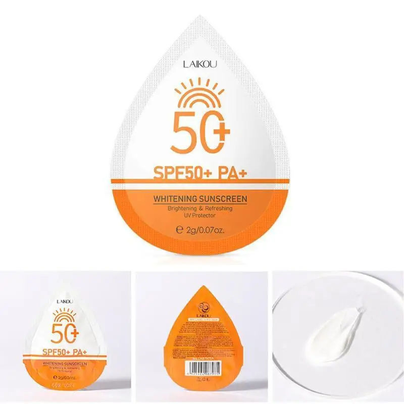 Hot Sale Skin Whiten Cream Repair Facial Best Sunscreen Spf 50 Face For Black Oily Skin Two In One Lightening Sunblock Products