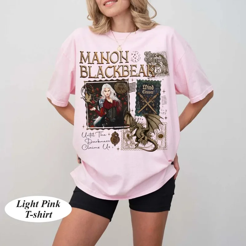 The Glass Throne: Manon Blake Bick T-shirt for Men, Summer New Casual T-shirt for Both Men and Women