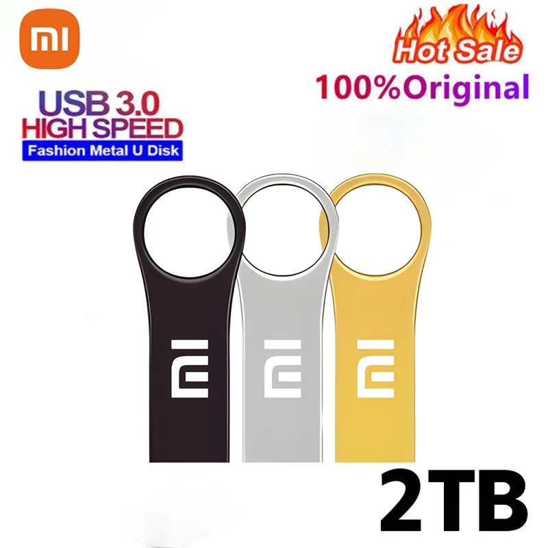 Высокоскоростной USB флеш-накопитель Xiaomi 1 ТБ, Usb 3,0, портативный мини-накопитель, 1 ТБ, 128 ГБ, металлический флеш-диск 1 ТБ, USB-память для ПК