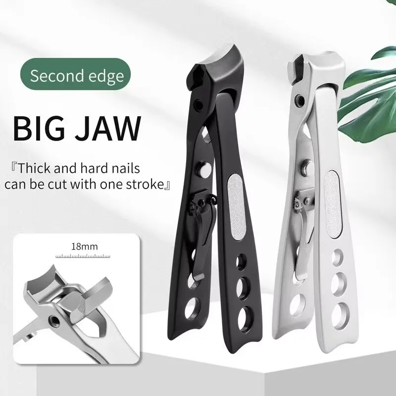 

1 PCS Stainless Steel High Quality Nail Cutter Large Opening Fingernail Toenail Clipper Manicure Tool