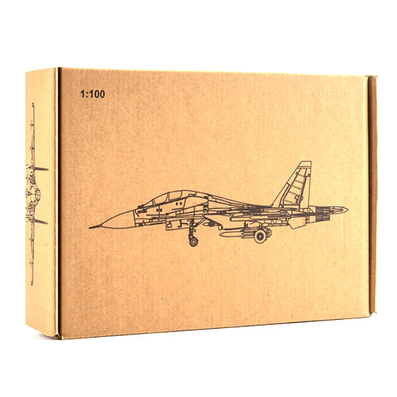 1:100 Scale SU-30 Aircraft SU-30MKK Alloy Simulation Static Fighter Militarized Combat Aeroplane Model Collection Toy Gift