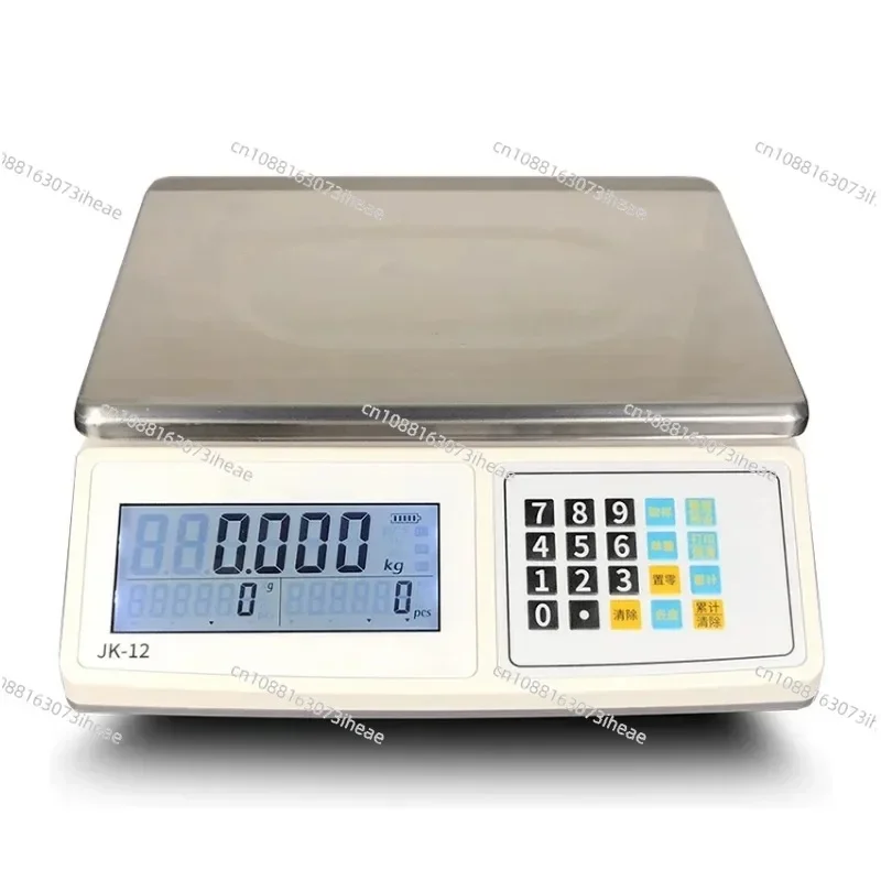 High-Precision Industrial Electronic Scale 3-30kg, Digital Counting Balance with 0.05-0.5g Accuracy